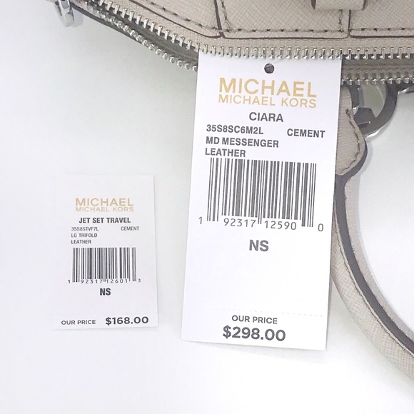 2PCS Michael Kors Ciara Medium Satchel Wallet Set - Picture 8 of 8